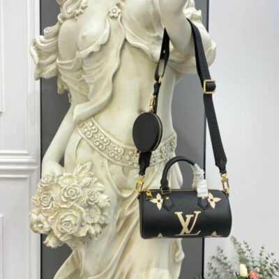 Replica Louis Vuitton Papillon Bb M45980 Black/Beige